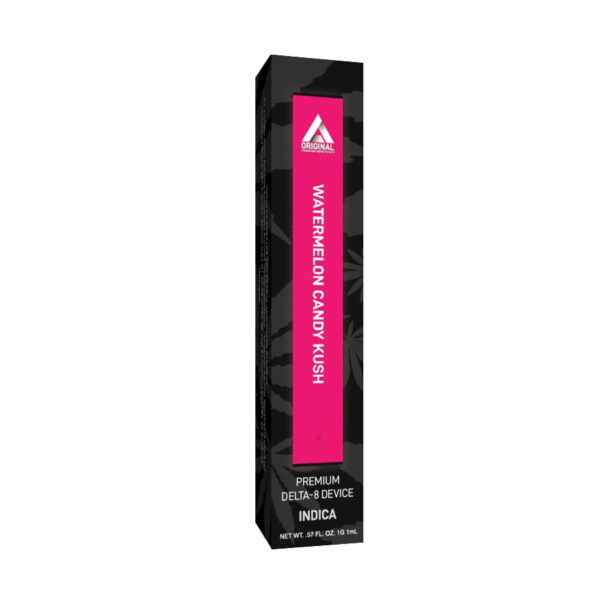 Indica - Watermelon Candy Kush - Delta 8  1G Disposable by Delta Extrax