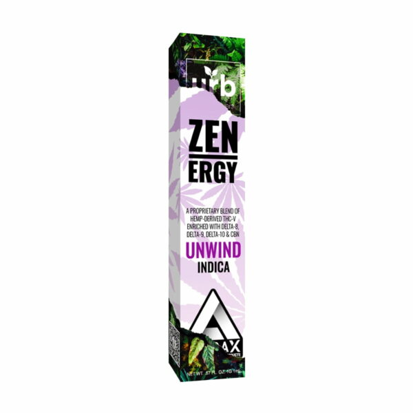Indica - Unwind - Zenergy THC V 1G Disposable by Delta Extrax