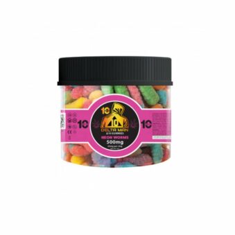 Neon Worms 500mg Delta 10 Gummies by DELTA MAN