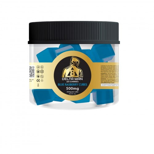 Sour Worms 500mg Delta 8 Gummies by DELTA MAN