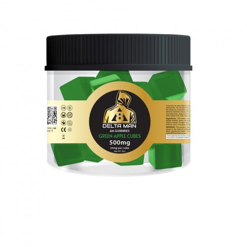 Apple Rings 500mg Delta 8 Gummies by DELTA MAN