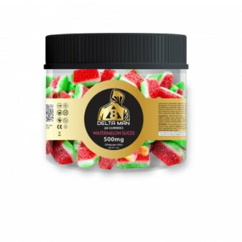 Watermelon Rings 500mg Delta 8 Gummies by DELTA MAN