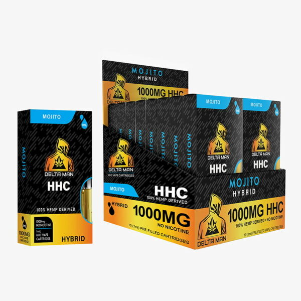 Hybrid - Mojito - HHC 1000MG Cartridge by DELTA MAN
