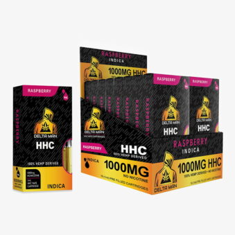 Indica - Raspberry - HHC 1000MG Cartridge by DELTA MAN