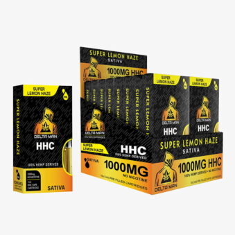 Sativa - Super Lemon Haze - HHC 1000MG Cartridge by DELTA MAN