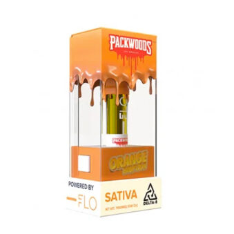 Sativa - Orange Eruption - FLO DELTA 8 Cartridge by Packwoods