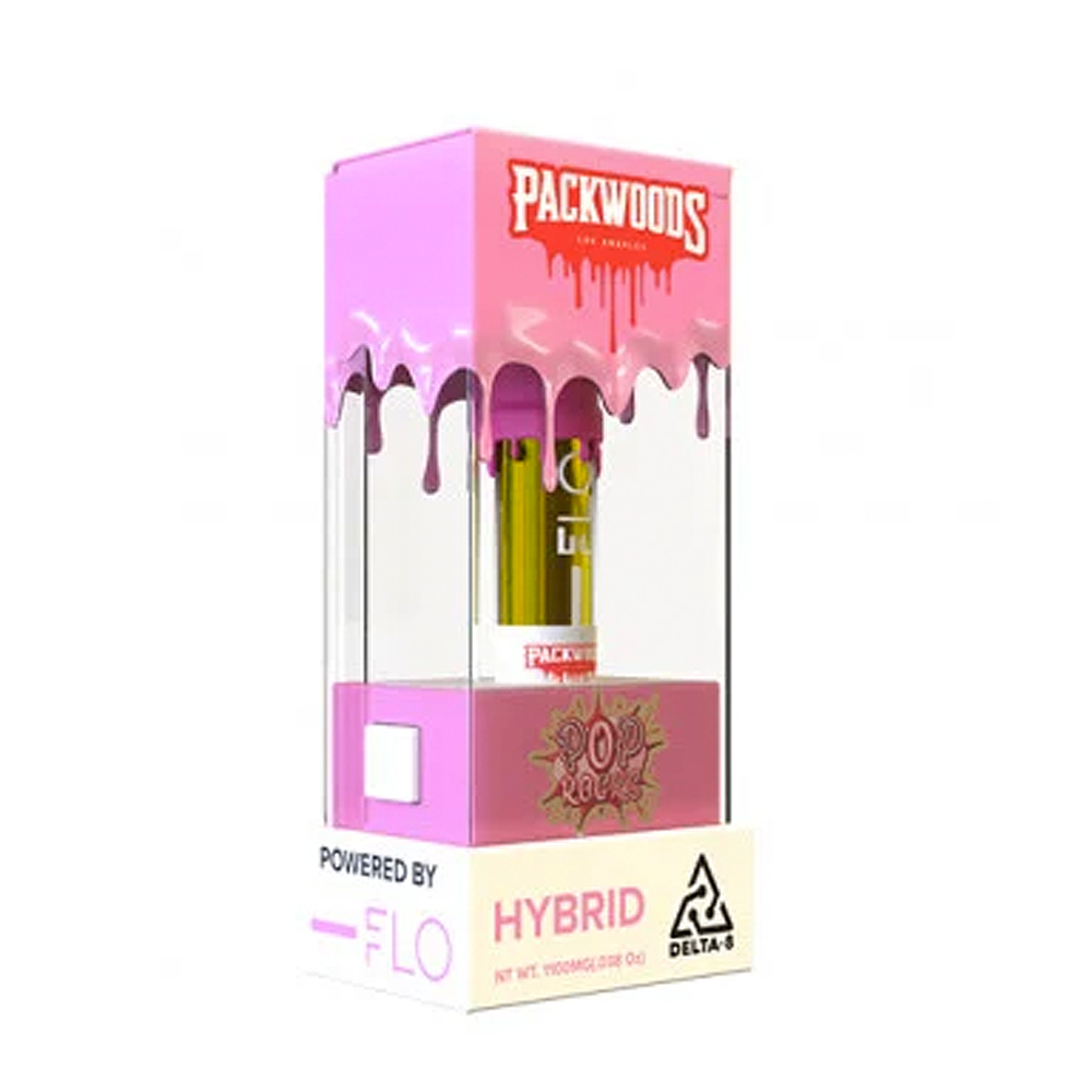 Hybrid - Pop Rocks - FLO DELTA 8 Cartridge by Packwoods Hybrid - Pop Rocks - FLO DELTA 8 Cartridge by Packwoods