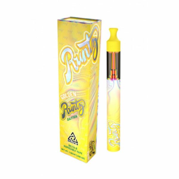 Sativa - Golden Runtz - Runtz Delta 8 1G Disposable by Packwoods