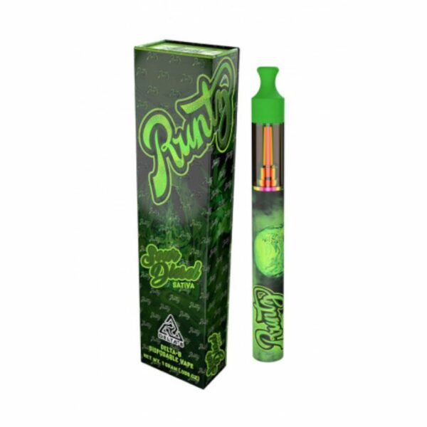 Sativa - Sour Diesel - Runtz Delta 8 1G Disposable by Packwoods