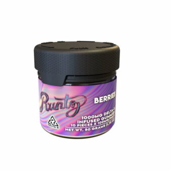 Berries 1000mg Runtz DELTA 8 Gummies by Packwoods