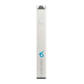 Cube Twist White Adjustable Voltage 510 Cartridge Battery by Vape Gear