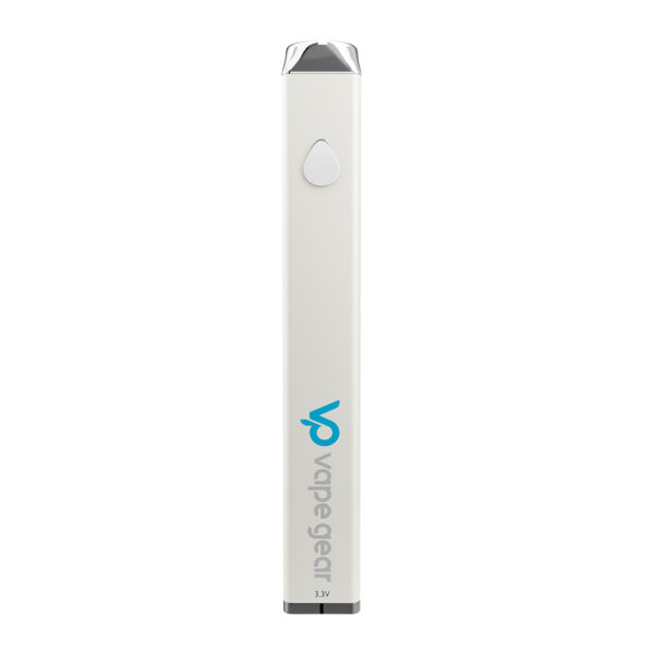 Cube Twist White Adjustable Voltage 510 Cartridge Battery by Vape Gear