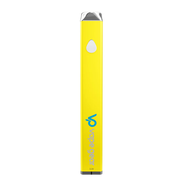 Cube Twist Yellow Adjustable Voltage 510 Cartridge Battery by Vape Gear