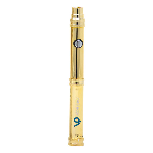 Twist Bold Gold Adjustable Voltage 510 Cartridge Battery by Vape Gear