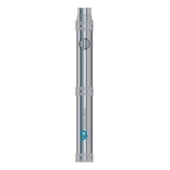 Twist Bold Silver Adjustable Voltage 510 Cartridge Battery by Vape Gear