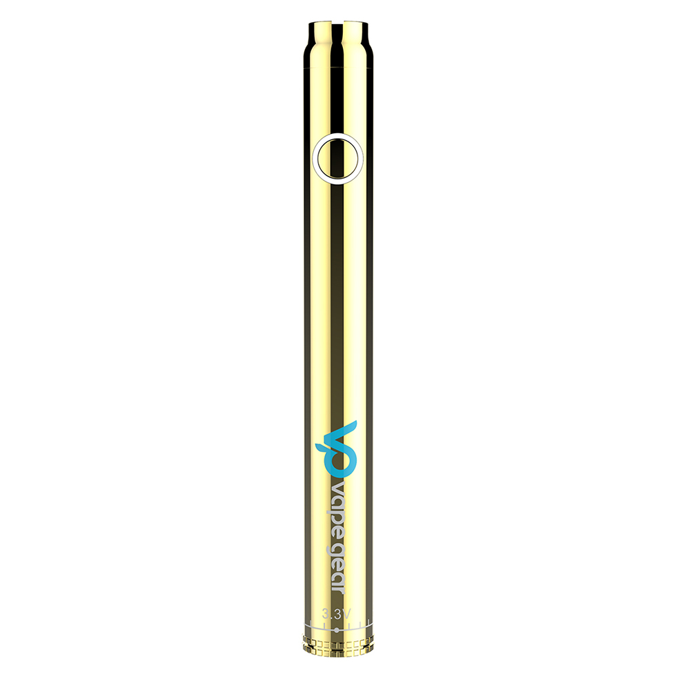 Twist Battery Pro Gold Adjustable Voltage 510 Cartridge Battery by Vape Gear Twist Battery Pro Gold Adjustable Voltage 510 Cartridge Battery by Vape Gear