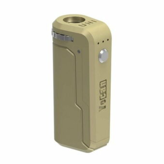 UNI Box Mod Matte Gold 510 VARIABLE VOLTAGE BATTERY BY Yocan