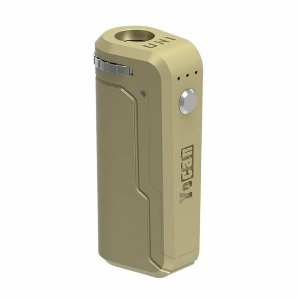 UNI Box Mod Matte Gold 510 VARIABLE VOLTAGE BATTERY BY Yocan